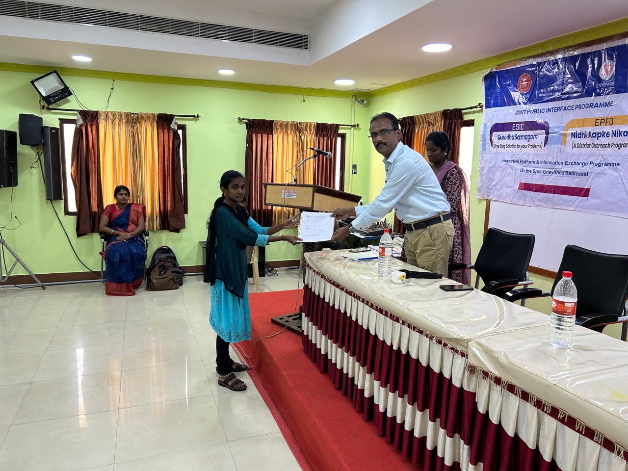 Joint outreach program conducted by EPFO and ESIC on 29-10-24 at Maditssia Hall MADURAI